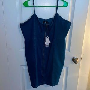 Denim Pinafore Dress
